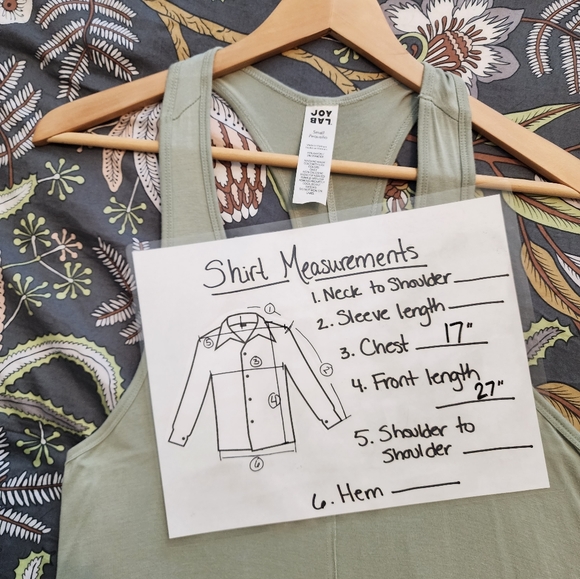 Joy Lab Green Workout Tank SMALL - Picture 2 of 5